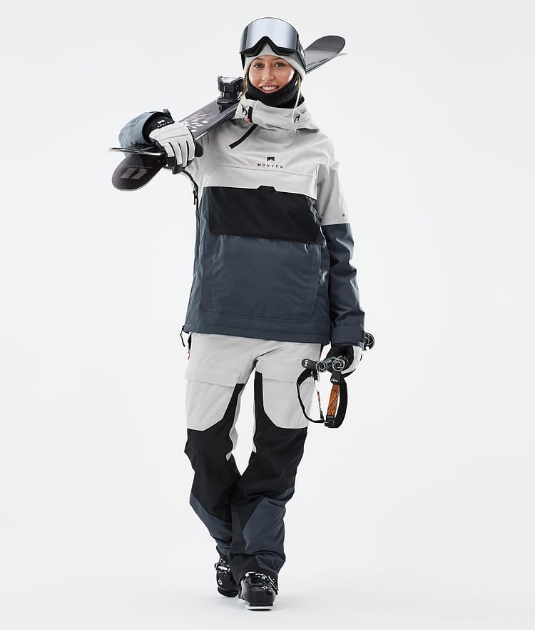 Montec Dune W Skidjacka Dam Light Grey/Black/Metal Blue, Bild 3 av 9