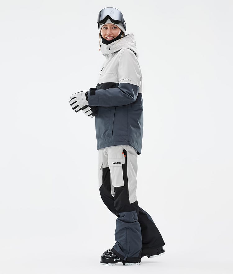 Montec Dune W Skidjacka Dam Light Grey/Black/Metal Blue, Bild 4 av 9