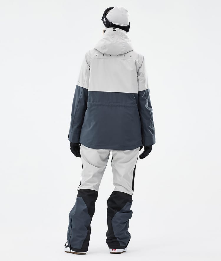 Montec Dune W Snowboardjacka Dam Light Grey/Black/Metal Blue