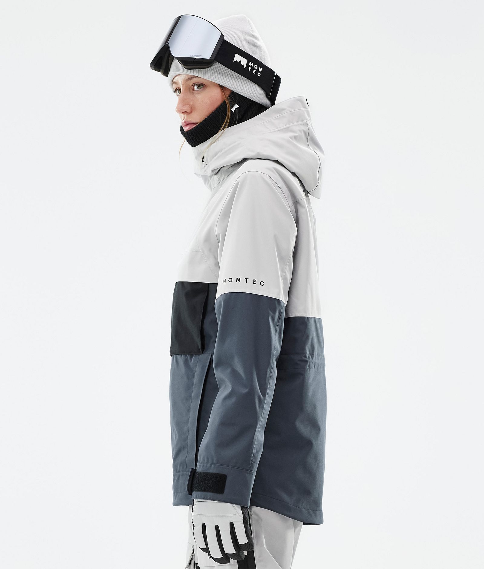 Montec Dune W Skidjacka Dam Light Grey/Black/Metal Blue, Bild 6 av 9