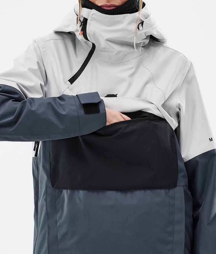 Montec Dune W Skidjacka Dam Light Grey/Black/Metal Blue, Bild 9 av 9