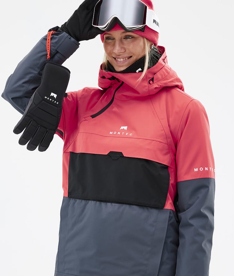 Montec Dune W Snowboardjacka Dam Coral/Black/Metal Blue, Bild 2 av 9