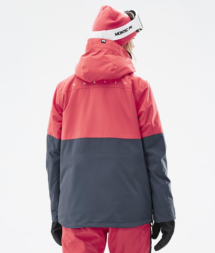 Montec Dune W Snowboardjacka Dam Coral/Black/Metal Blue, Bild 7 av 9