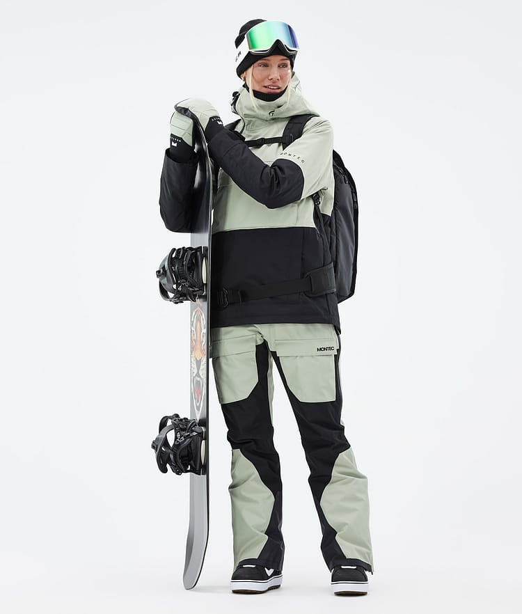 Montec Dune W Snowboardjacka Dam Soft Green/Black, Bild 3 av 9