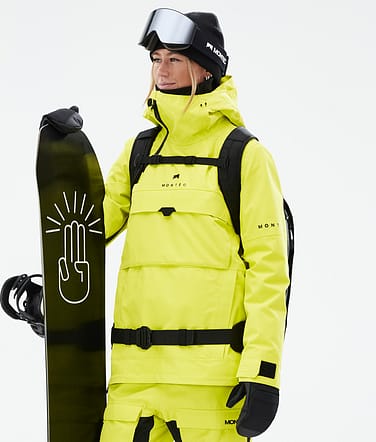 Montec Dune W Snowboardjacka Kvinna Bright Yellow Renewed