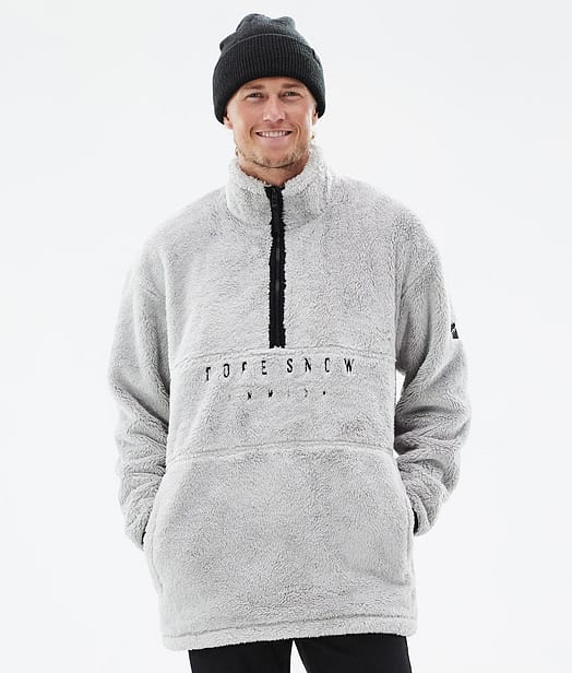 Dope Pile 22 Fleecetröja Herr Light Grey