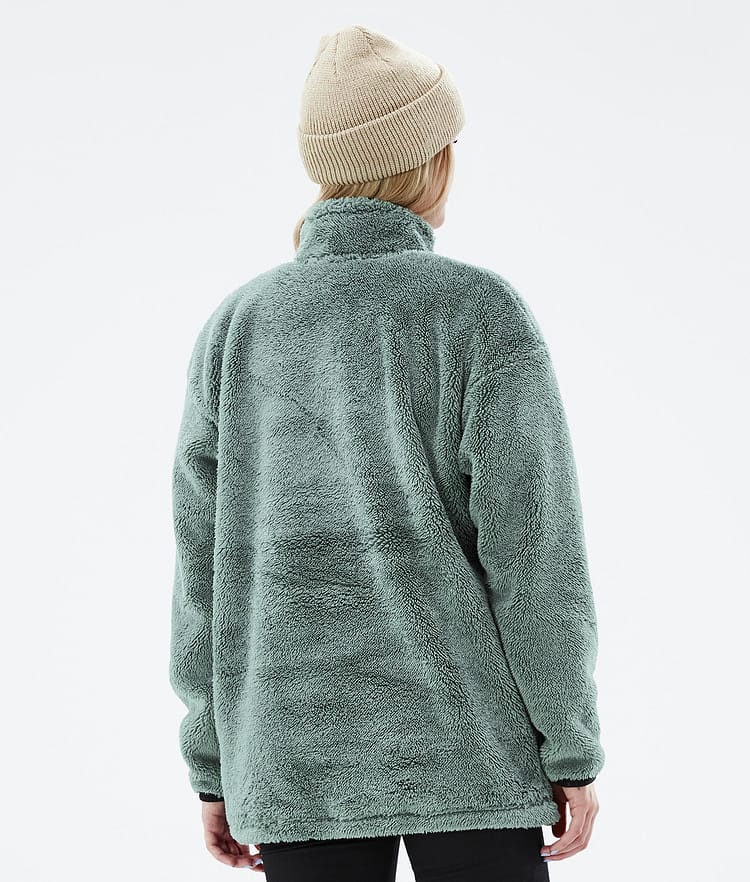 Dope Pile W 2022 Fleecetröja Dam Faded Green, Bild 6 av 8