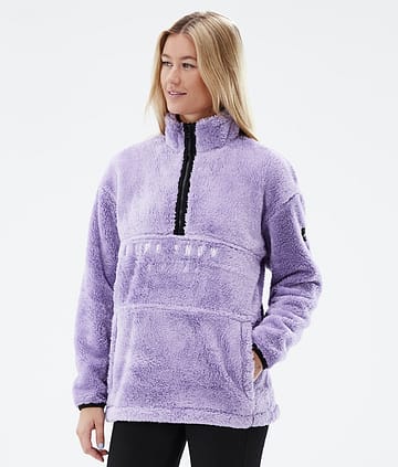 Dope Pile W 22 Fleecetröja Dam Faded Violet