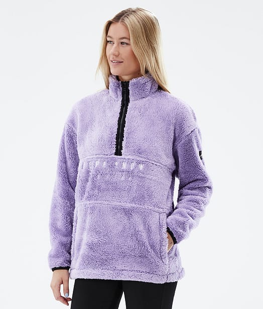 Dope Pile W 22 Fleecetröja Dam Faded Violet
