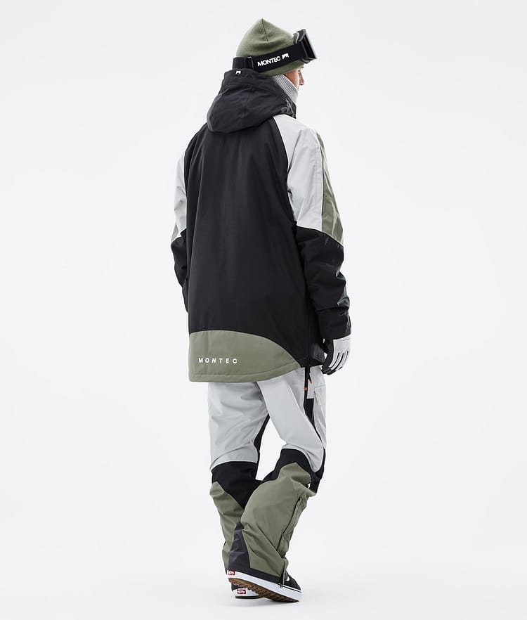 Montec Apex Snowboardjacka Herr Greenish/Black/Light Grey