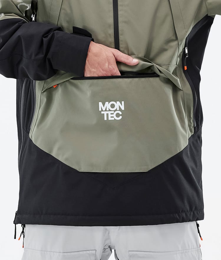 Montec Apex Snowboardjacka Herr Greenish/Black/Light Grey