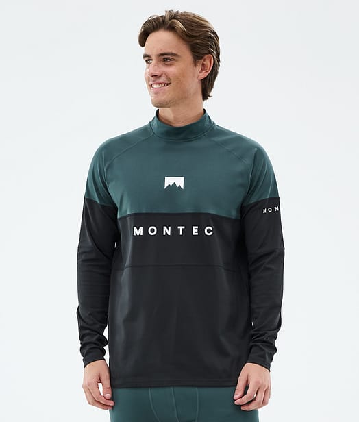 Montec Alpha Underställströja Herr Dark Atlantic/Black