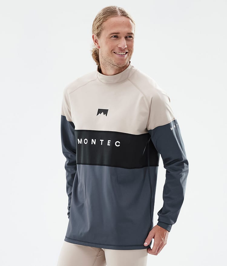 Montec Alpha Underställströja Herr Sand/Black/Metal Blue, Bild 1 av 6