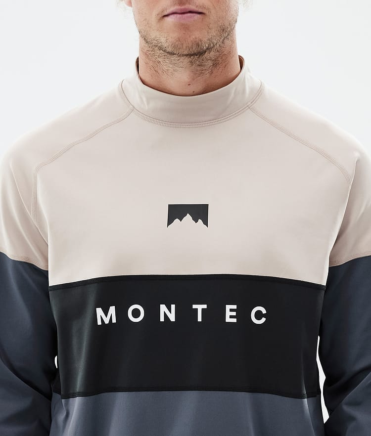 Montec Alpha Underställströja Herr Sand/Black/Metal Blue, Bild 6 av 6