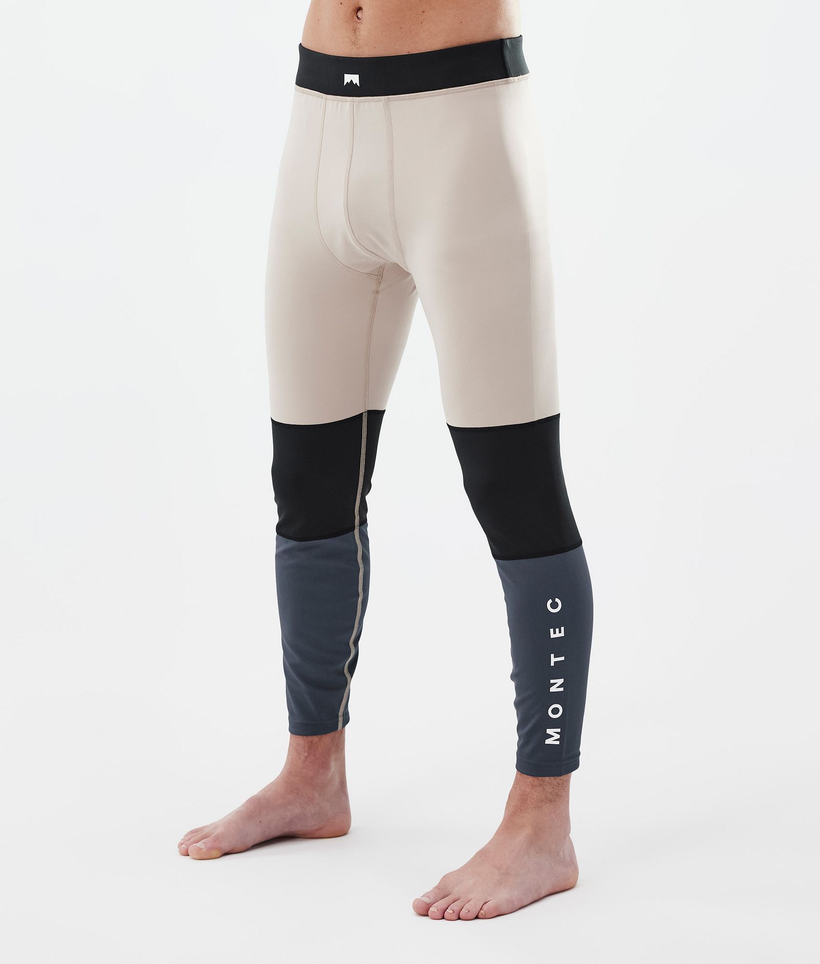Montec Alpha Underställsbyxa Herr Sand/Black/Metal Blue, Bild 1 av 7