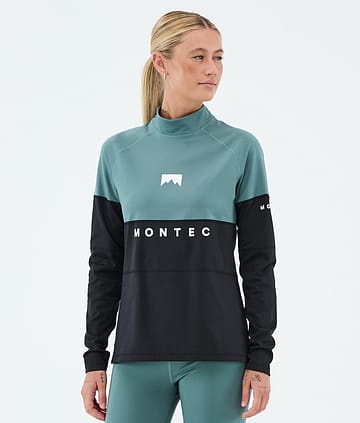 Montec Alpha W Underställströja Atlantic/Black
