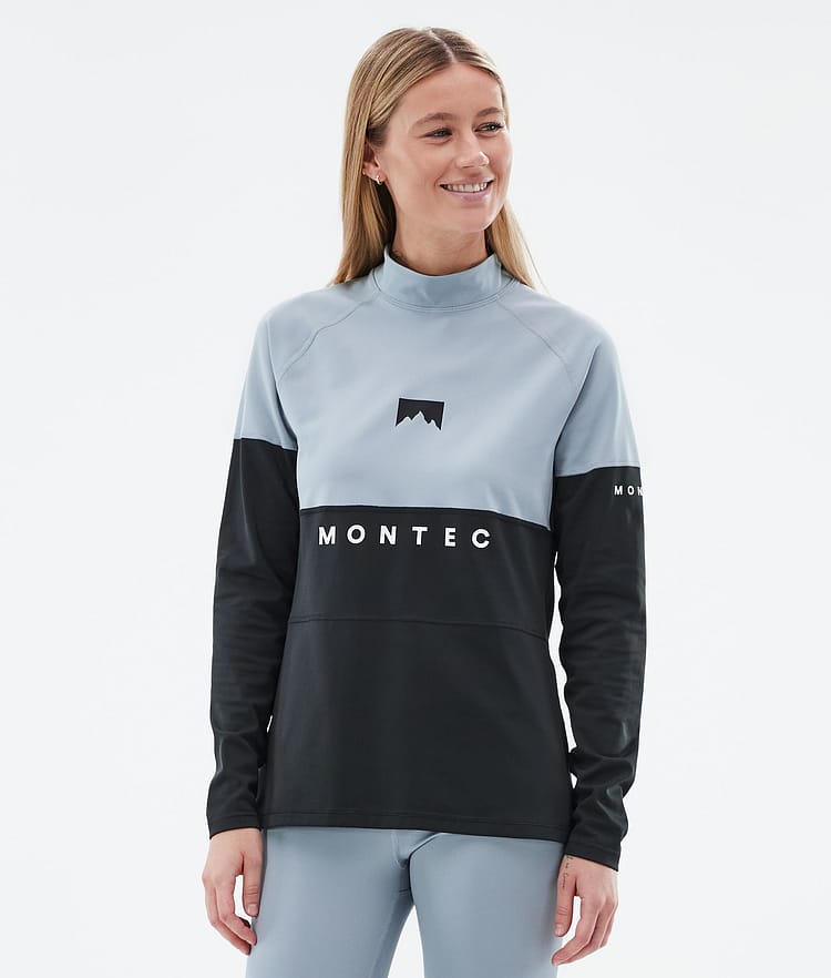 Montec Alpha W Underställströja Dam Soft Blue/Black, Bild 1 av 5