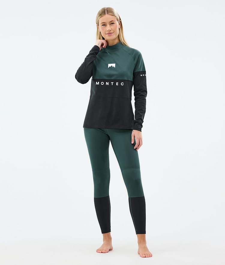 Montec Alpha W Underställsbyxa Dam Dark Atlantic/Black, Bild 3 av 7