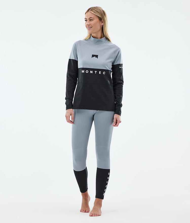 Montec Alpha W Underställsbyxa Dam Soft Blue/Black, Bild 3 av 7