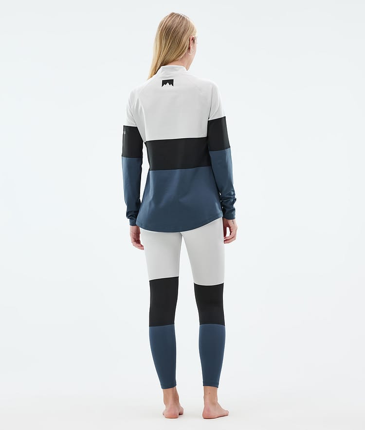 Montec Alpha W Underställsbyxa Dam Light Grey/Black/Metal Blue, Bild 4 av 7