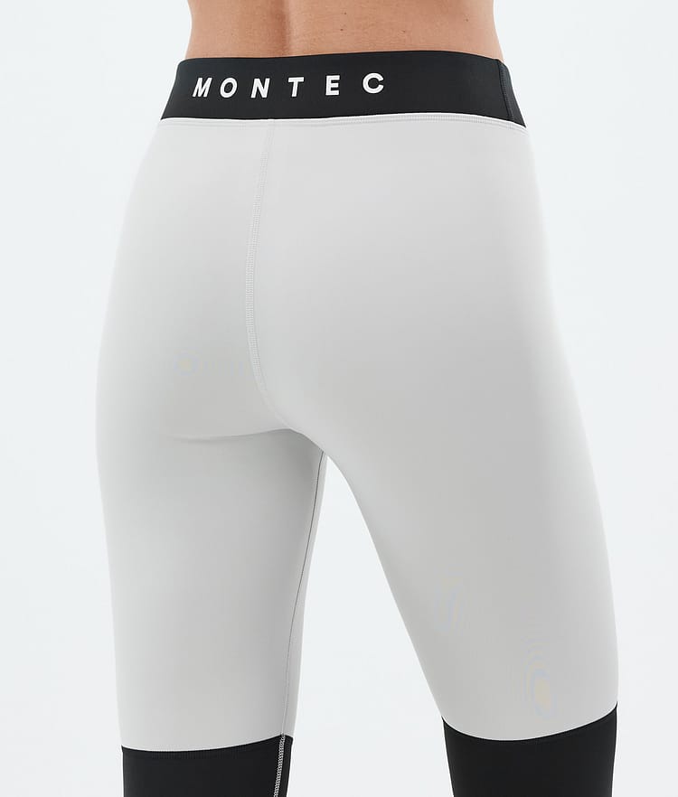 Montec Alpha W Underställsbyxa Dam Light Grey/Black/Metal Blue, Bild 6 av 7