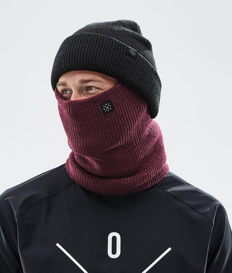 Dope 2X-UP Knitted 22 Ansiktsmask Burgundy, Bild 2 av 3