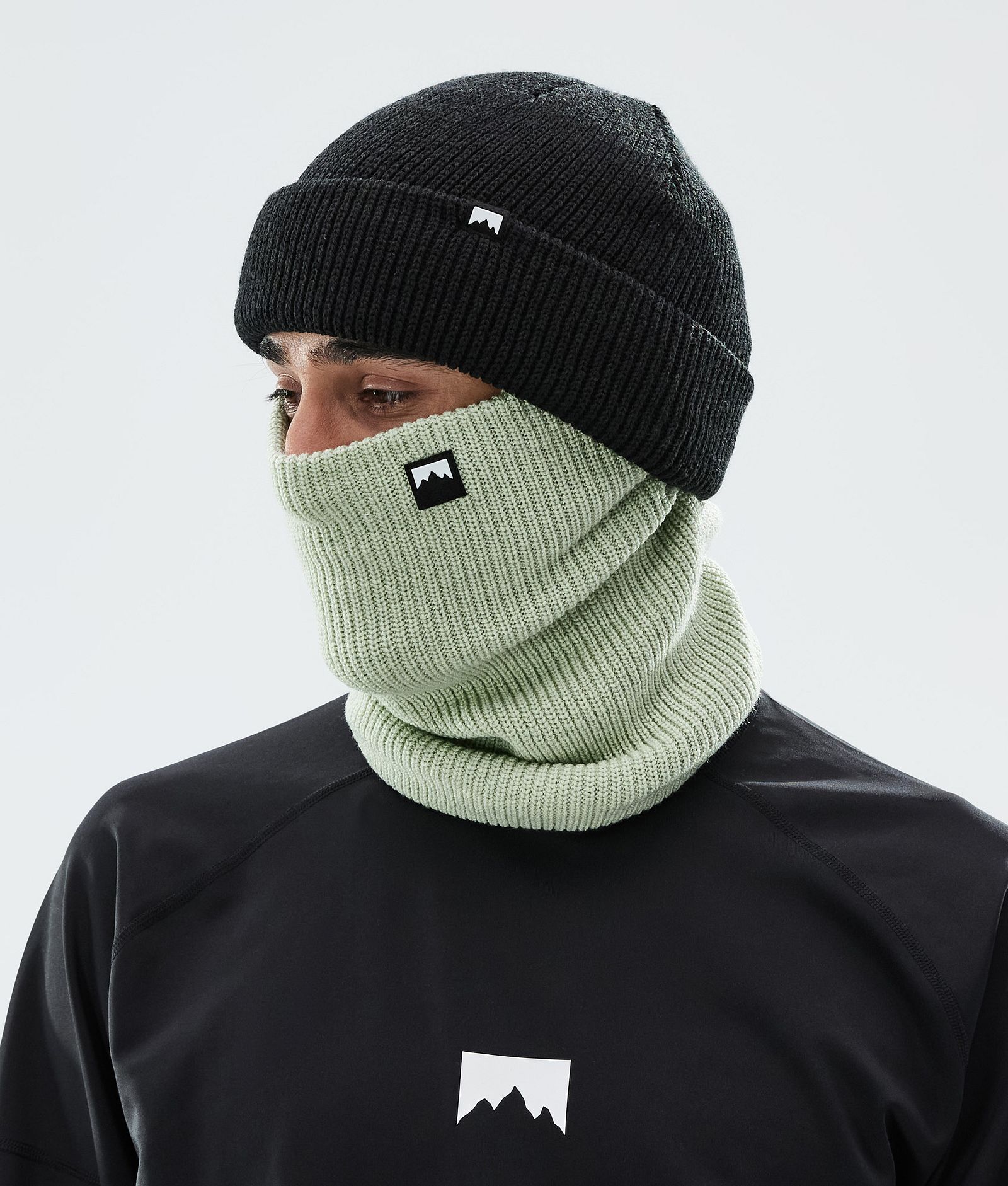 Montec Classic Knitted 2022 Ansiktsmask Soft Green, Bild 2 av 3