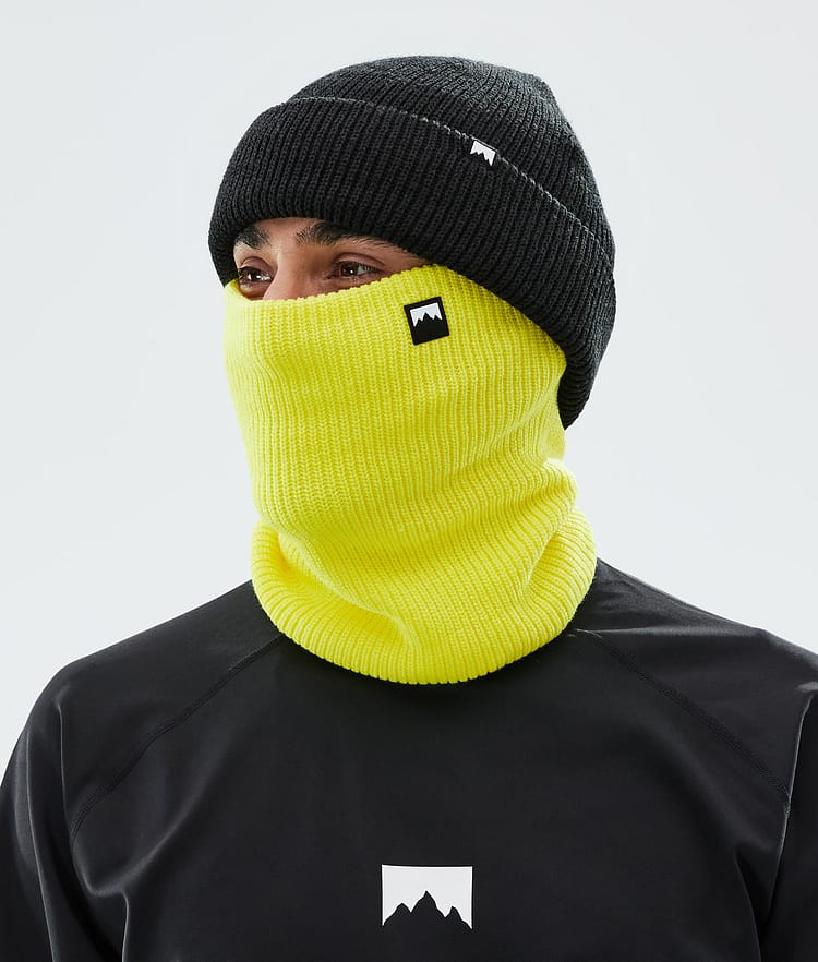 Montec Classic Knitted 22 Ansiktsmask Bright Yellow, Bild 2 av 3