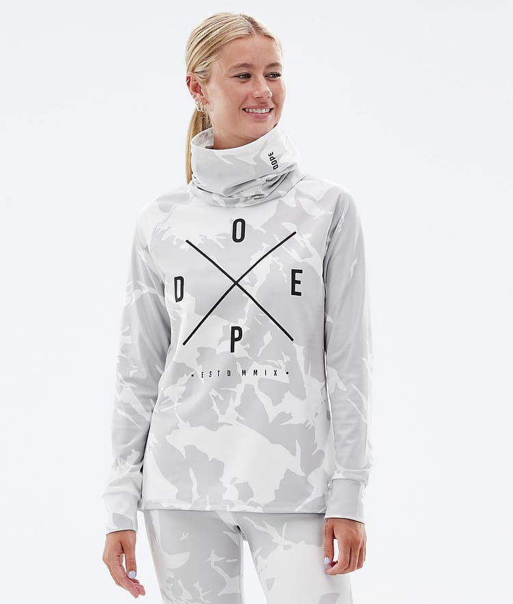 Dope Snuggle W 2022 Underställströja Dam 2X-Up Grey Camo, Bild 1 av 6