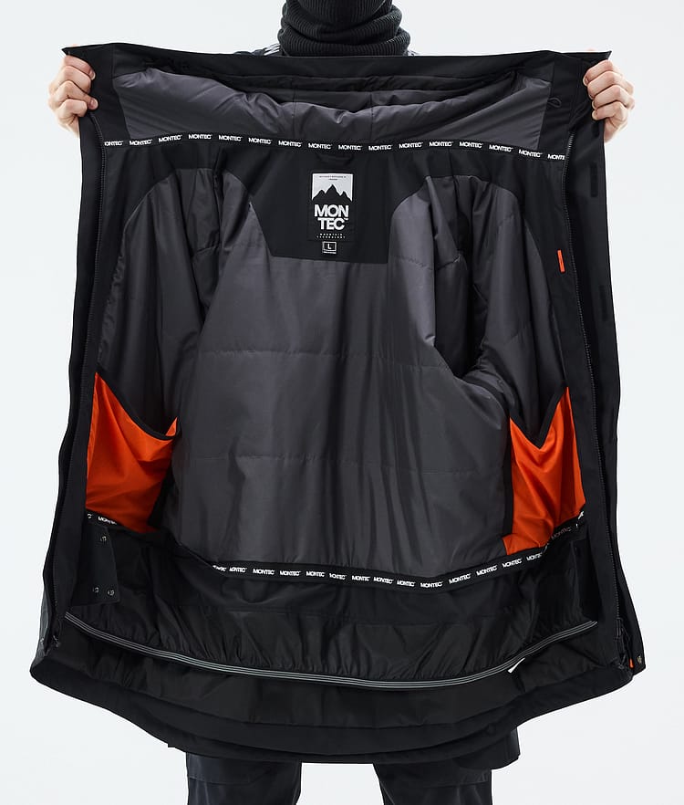 Montec Fawk Snowboardjacka Herr Black Renewed, Bild 10 av 10