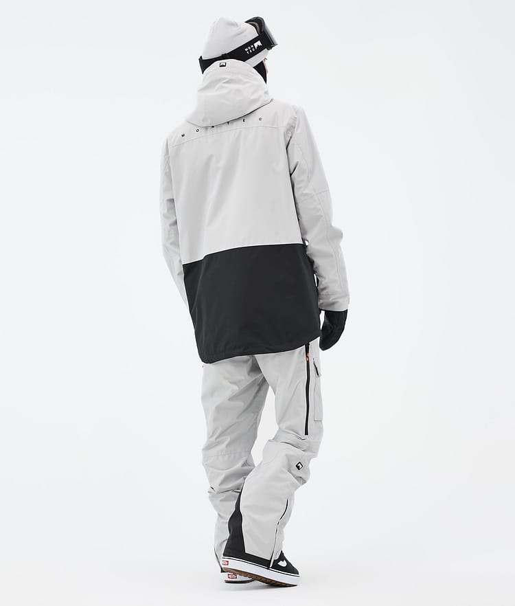 Montec Fawk Snowboardjacka Herr Light Grey/Black Renewed, Bild 5 av 10