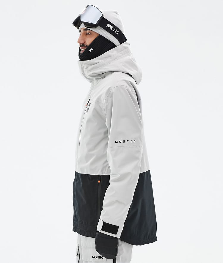 Montec Fawk Snowboardjacka Herr Light Grey/Black Renewed, Bild 6 av 10