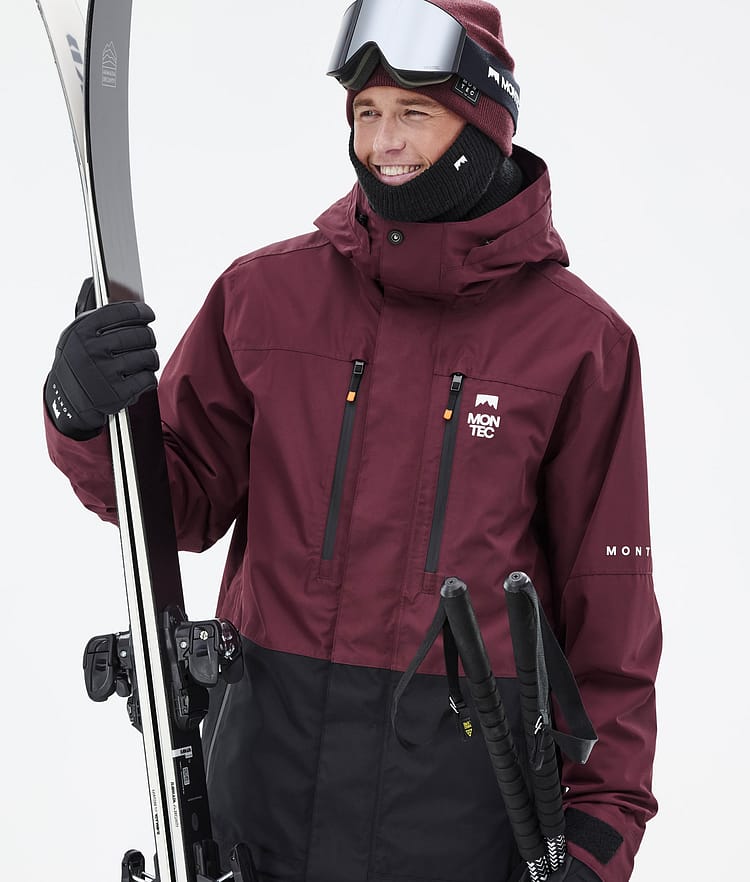 Montec Fawk Skidjacka Herr Burgundy/Black