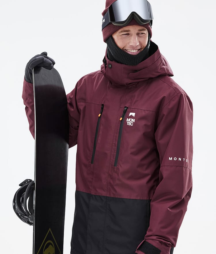 Montec Fawk Snowboardjacka Herr Burgundy/Black, Bild 2 av 10