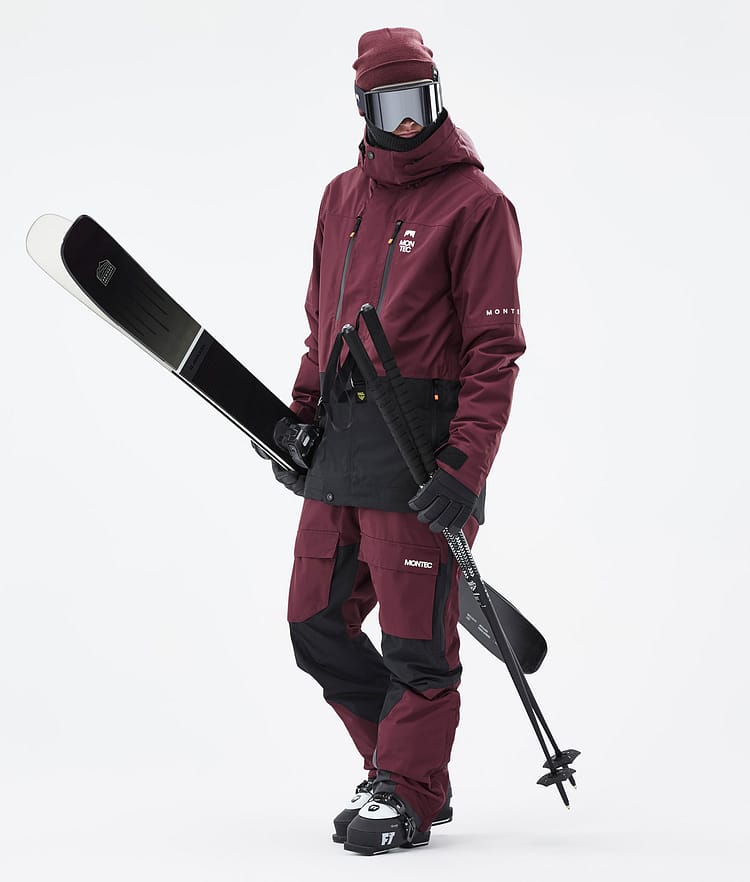 Montec Fawk Skidjacka Herr Burgundy/Black