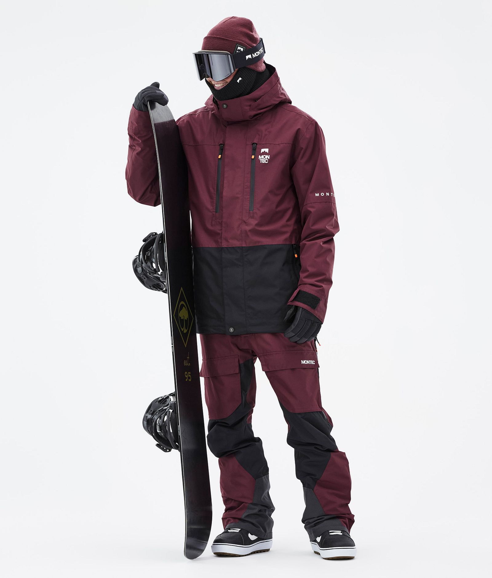Montec Fawk Snowboardjacka Herr Burgundy/Black