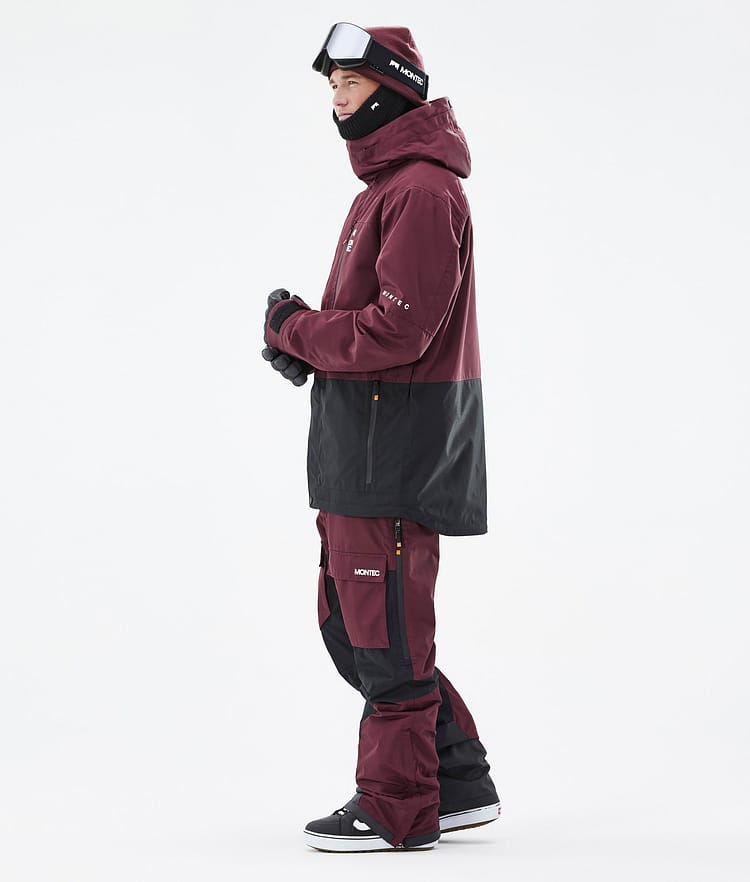 Montec Fawk Snowboardjacka Herr Burgundy/Black, Bild 4 av 10