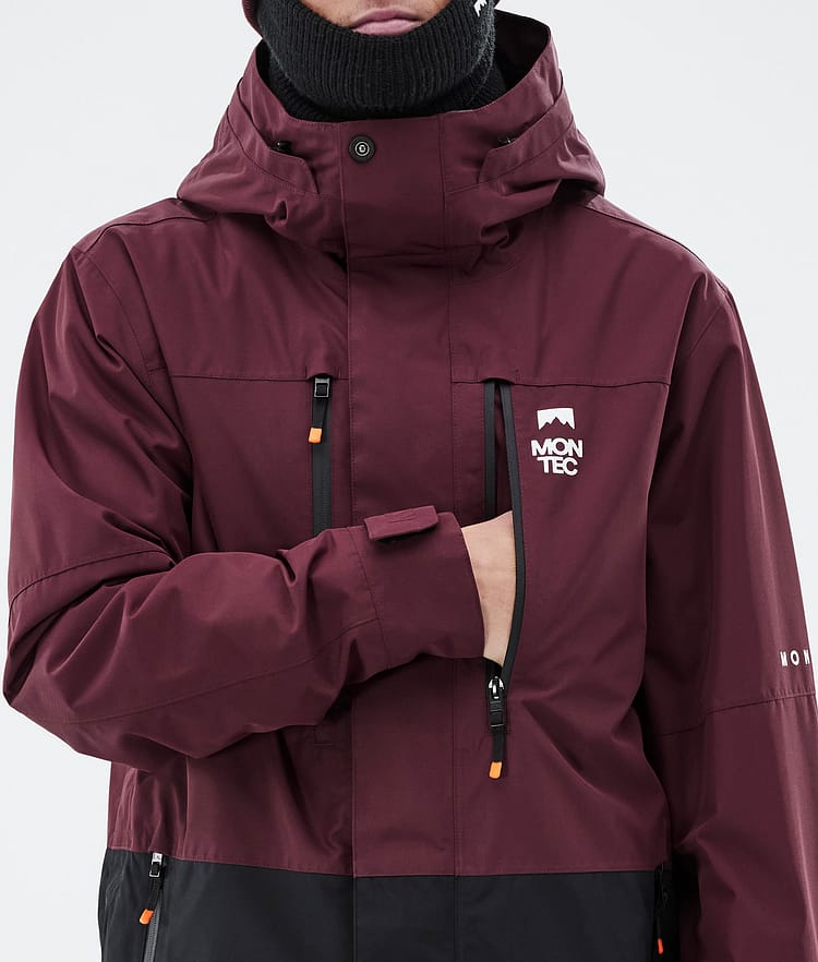 Montec Fawk Snowboardjacka Herr Burgundy/Black, Bild 9 av 10