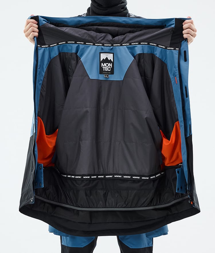 Montec Fawk Snowboardjacka Herr Blue Steel/Black, Bild 10 av 10