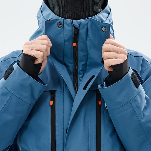 Främre dragkedja med dubbla flikar Huvudproduktbild,