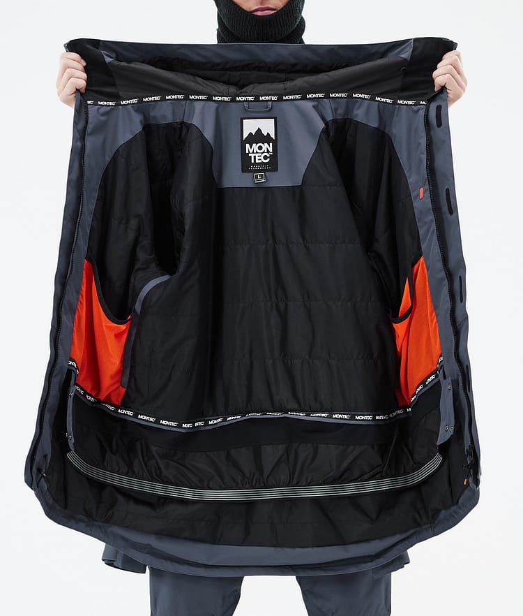Montec Fawk Snowboardjacka Herr Metal Blue, Bild 10 av 10