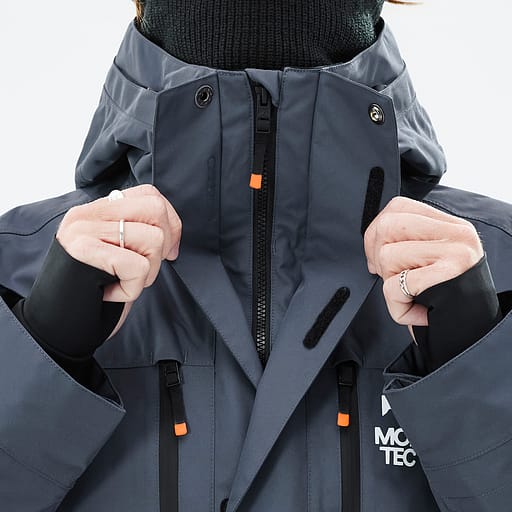 Främre dragkedja med dubbla flikar Huvudproduktbild,