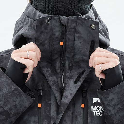 Främre dragkedja med dubbla flikar Huvudproduktbild,