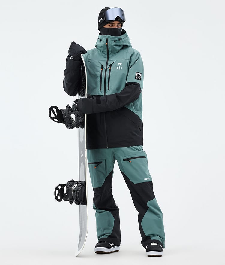 Montec Arch Snowboardjacka Herr Atlantic/Black Renewed, Bild 3 av 10