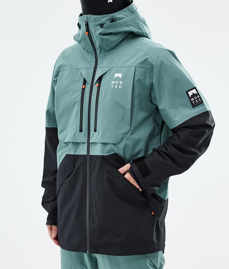 Montec Arch Snowboardjacka Herr Atlantic/Black Renewed, Bild 8 av 10