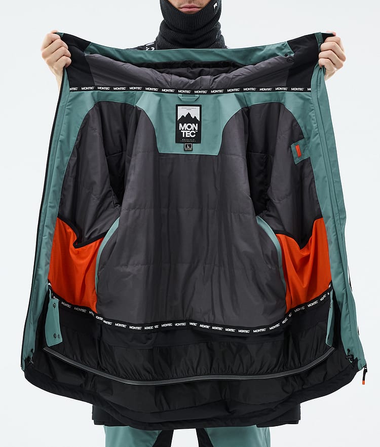 Montec Arch Snowboardjacka Herr Atlantic/Black Renewed, Bild 10 av 10