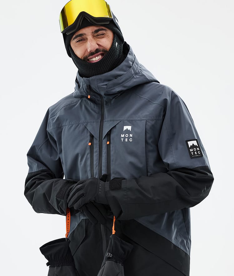 Montec Arch Snowboardjacka Herr Metal Blue/Black Renewed, Bild 2 av 10