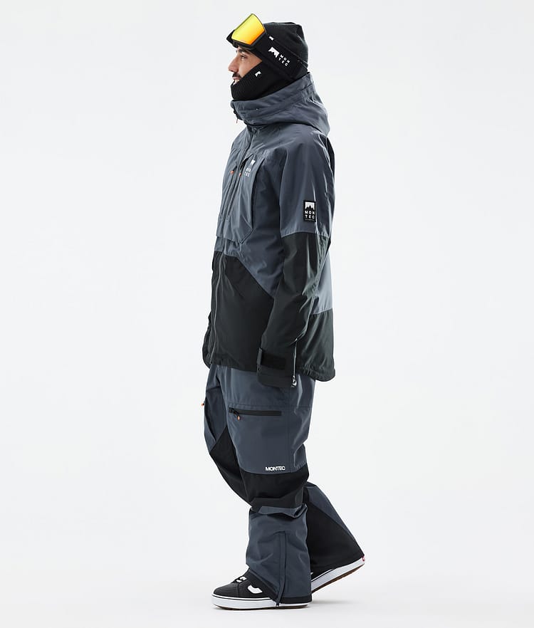 Montec Arch Snowboardjacka Herr Metal Blue/Black Renewed, Bild 4 av 10
