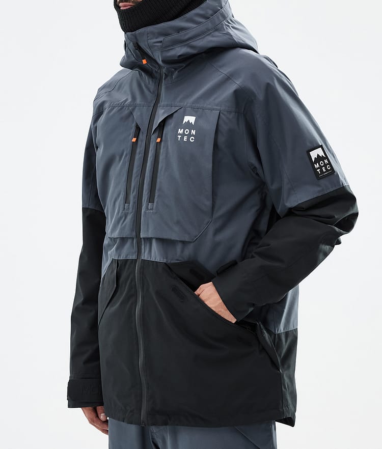 Montec Arch Snowboardjacka Herr Metal Blue/Black Renewed, Bild 8 av 10