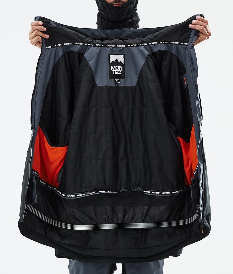 Montec Arch Snowboardjacka Herr Metal Blue/Black Renewed, Bild 10 av 10